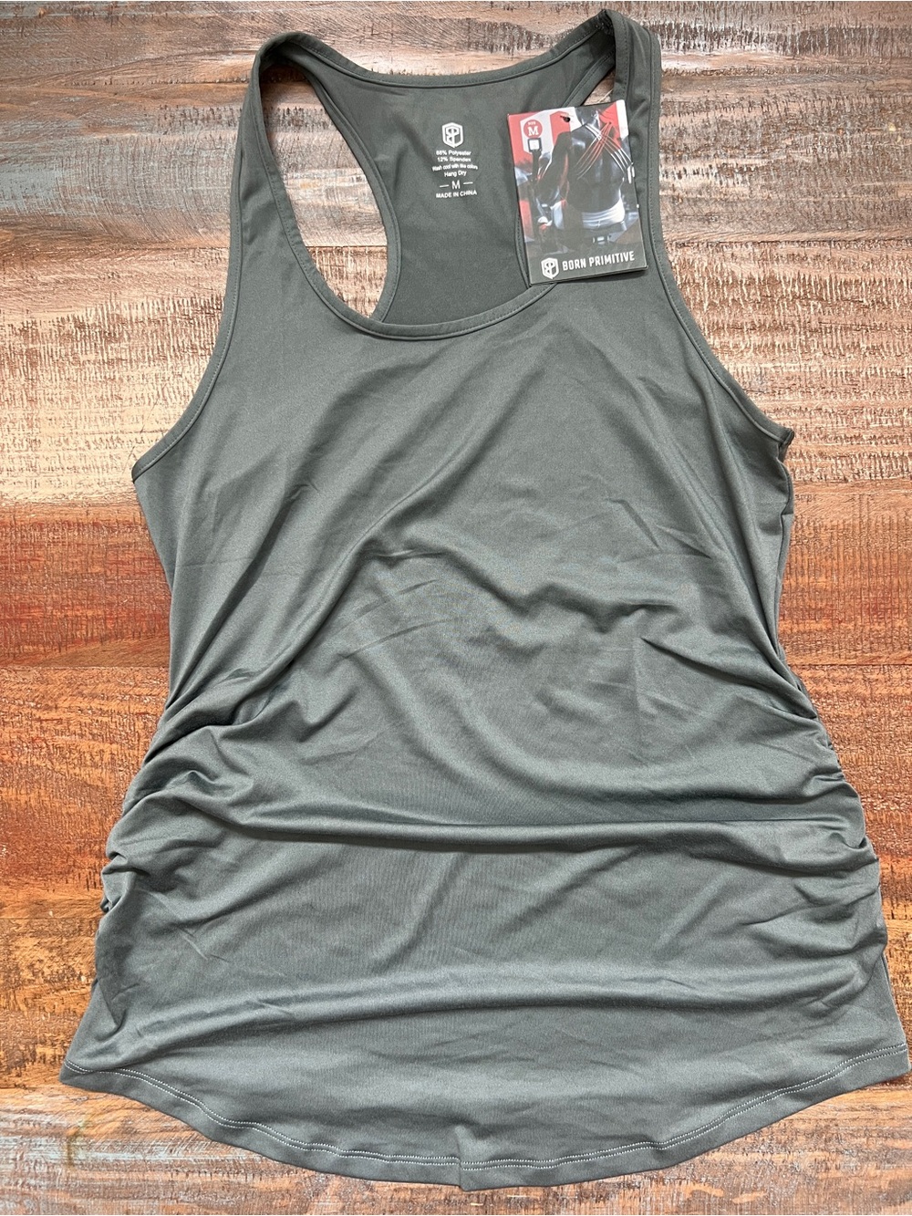 Born Primitive Women’s Maternity Staple Tank (Slate) - M